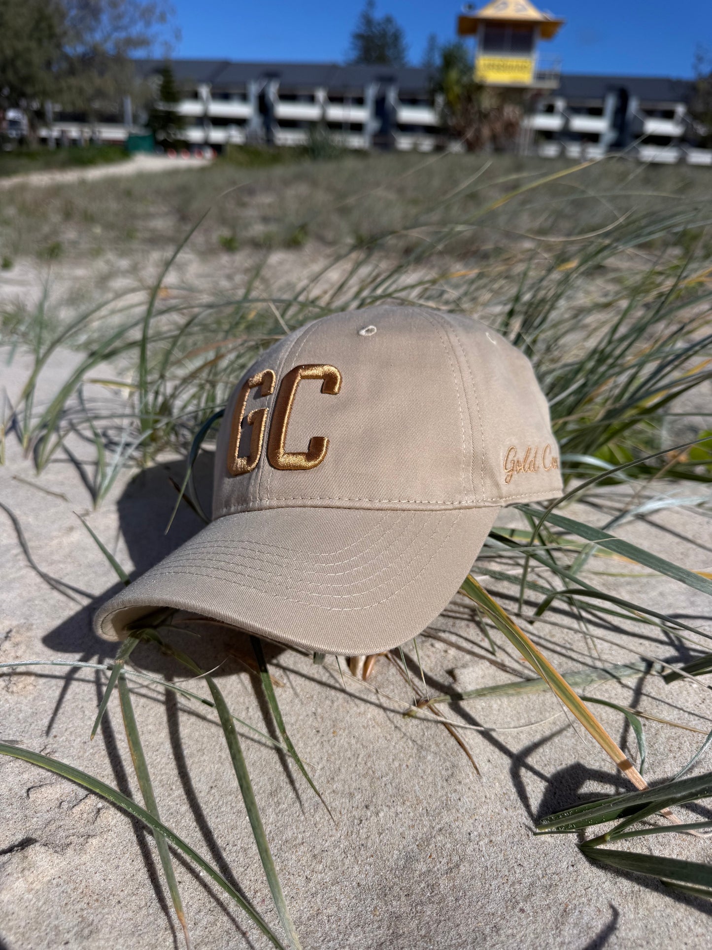 GC Lifestyle Co. GC Coast Classic Relaxed Hat – Sand