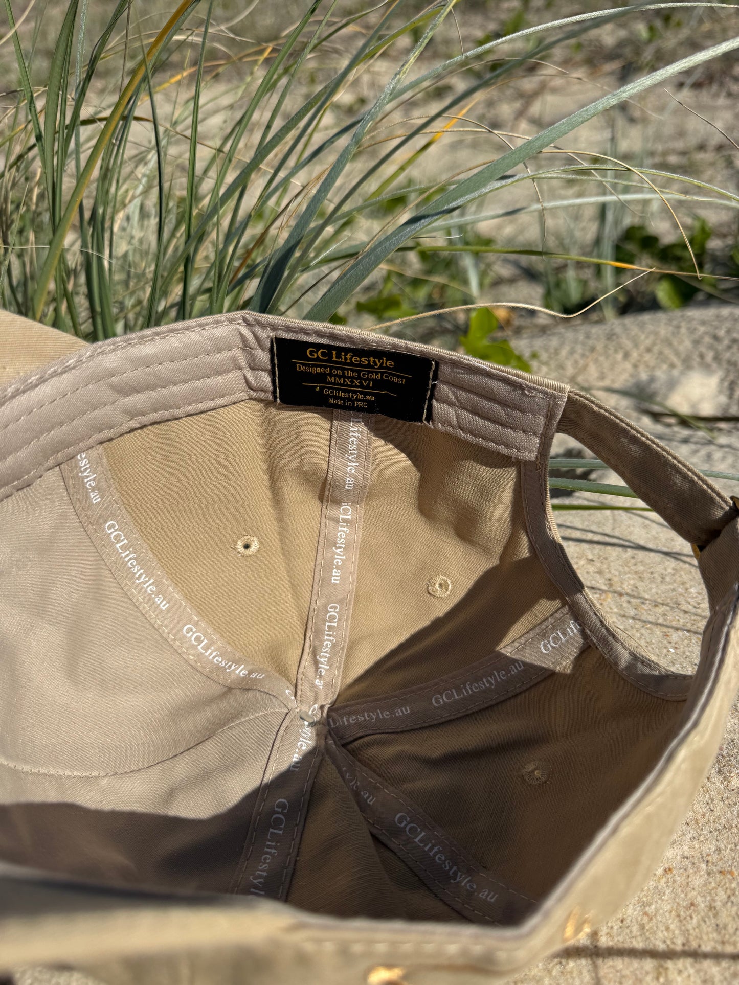 GC Lifestyle Co. GC Coast Classic Relaxed Hat – Sand