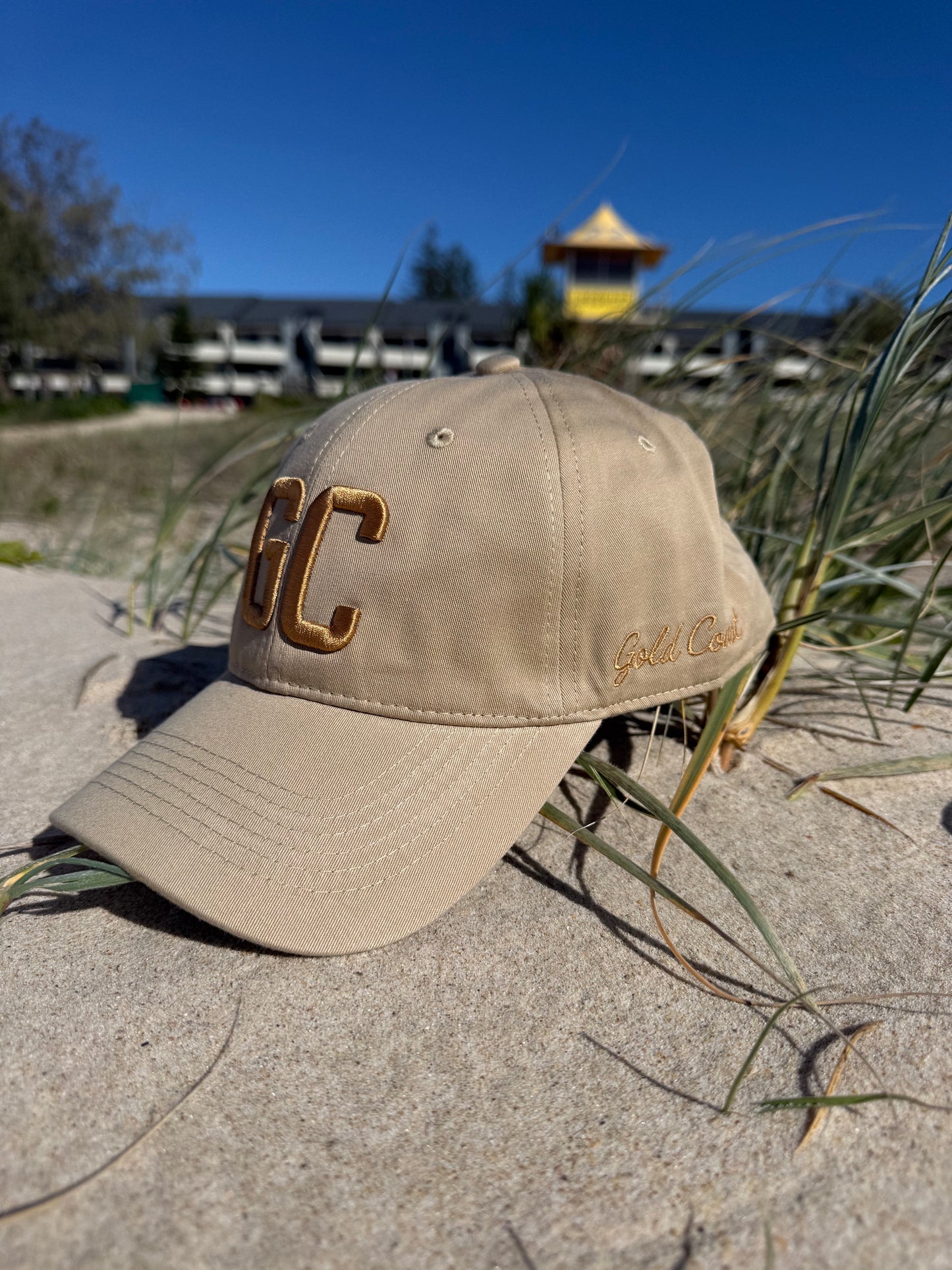 GC Lifestyle Co. GC Coast Classic Relaxed Hat – Sand